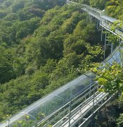 2mm透明耐力板-河南洛陽天賜山玻璃滑道